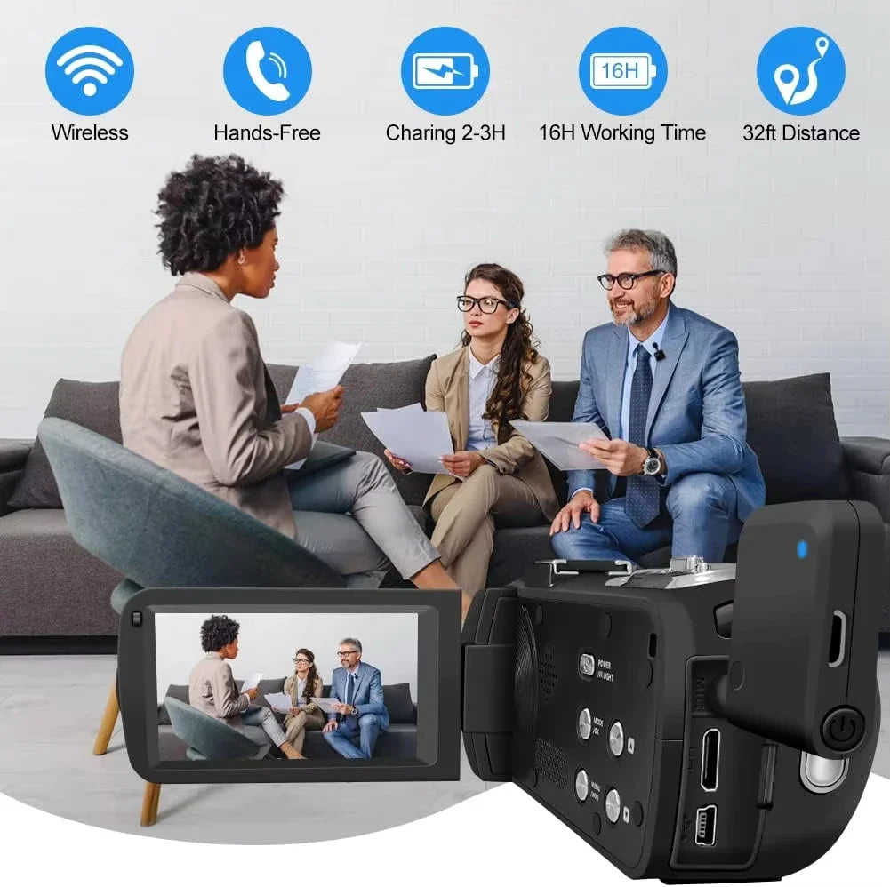 56MP 4K Digital Video Camera 18X Infrared Night Vision Vlogging Camcorder 3.0 inch Touch Screen Youtube Livestream WIFI Webcam