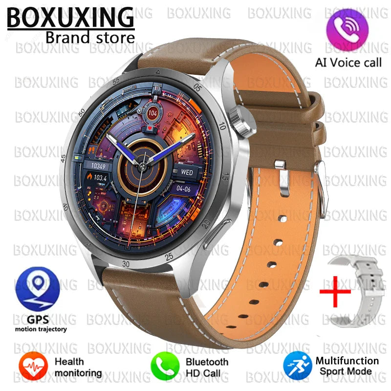 2026 New Smart Watch Men Women 1.52"HD AMOLED Screen GPS Motion trajectory Heart Rate Bluetooth Call 100+Sports Modes SmartWatch