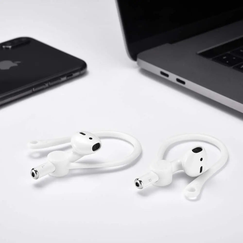 Anti-Lost Sport Silicone Earhooks Ear Holder Stand for Airpods 1 2  Bluetooth Earphone Earbuds Cover for Running Jogging Cycling