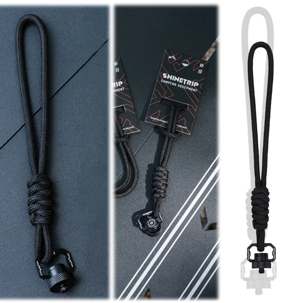 Light Stand 1/4 Thread Camping Light Holder with Lanyard Portable Light Hanger Multifunctional for Light Camera Speaker