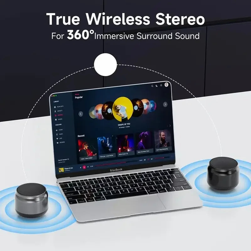 M1 Portable Bluetooth Speaker Music Stereo Surround Mini USB Outdoor Subwoofer Speaker Audio Player Speaker Microphone