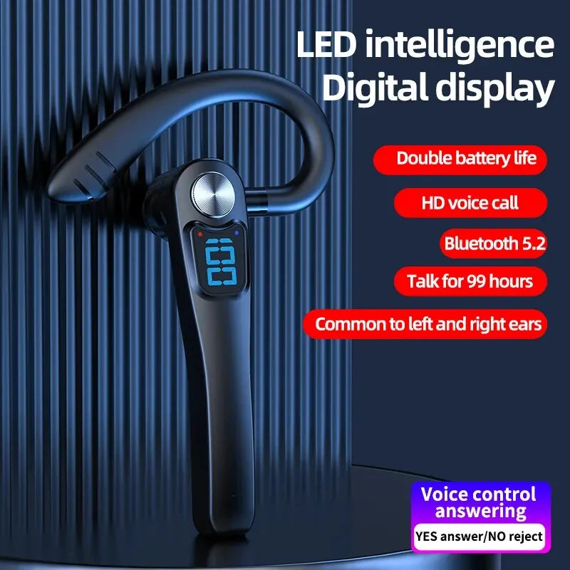 Wireless Headphones With Microphone Bluetooth Earphones ENC Noise Cancelling Hands-free Headset Busines Auriculares Driving