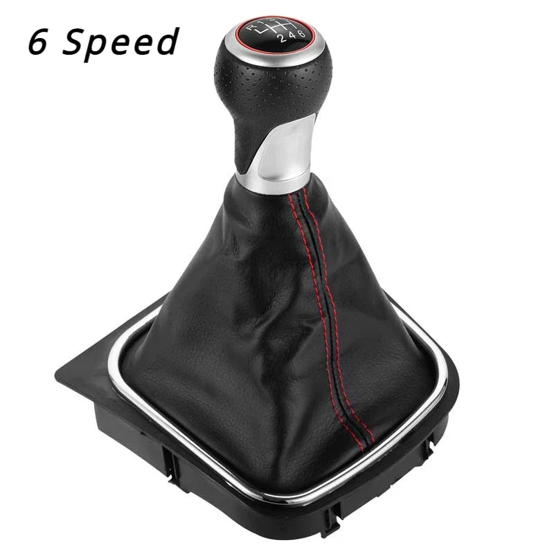 Car Gear Shift Knob Stick Knob HandBall Lever Shifter 5 6 Speed For Volkswagen VW Golf 5 6 MK5 MK6 R32 GTI 04-09 Scirocco(2009)