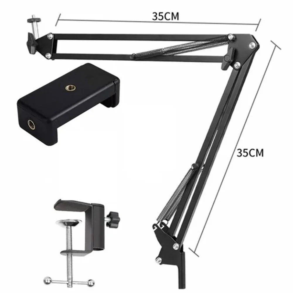 2025 NEW Flexible Arm Tripod For Phone Stand Table Folded Anchor 360° Rotation Online Desktop Laptop Video Live Shot Photography