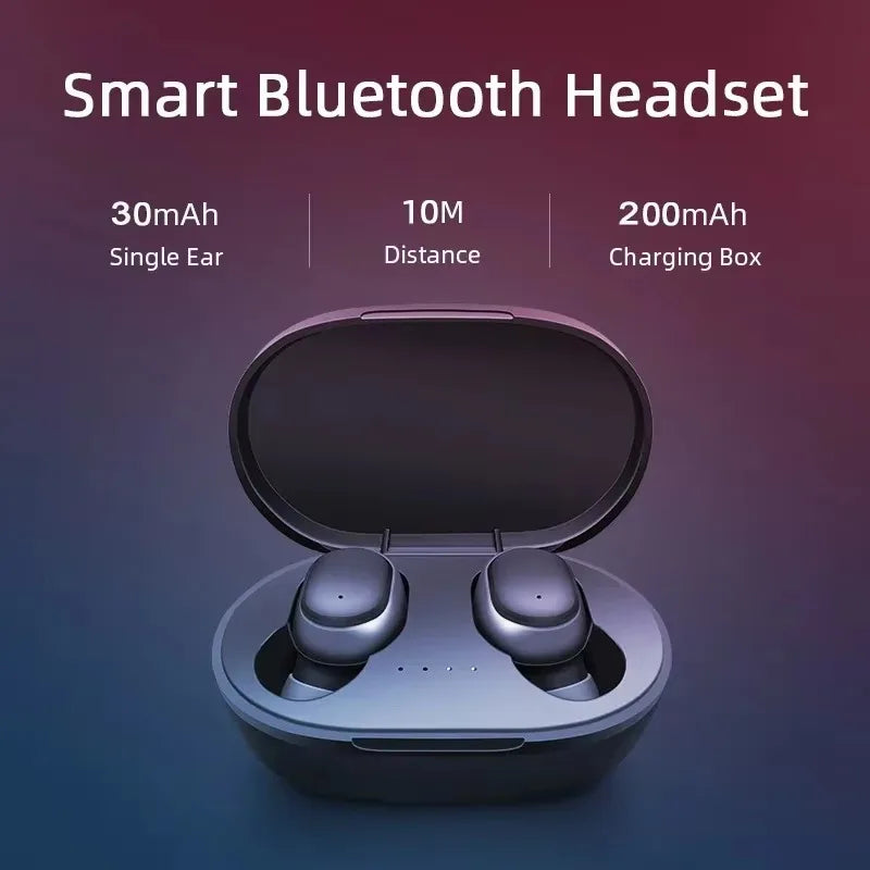 Original A6S TWS Wireless Bluetooth Headset with Mic  Earbuds Bluetooth Headphones