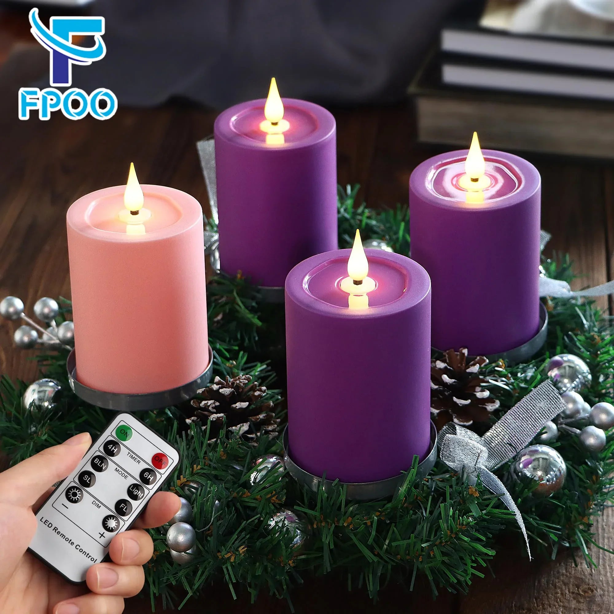 LED Flameless Candles Battery Operated LED Light with Remote Timer Holiday Party Candles for Home Room Decor Wedding Gift