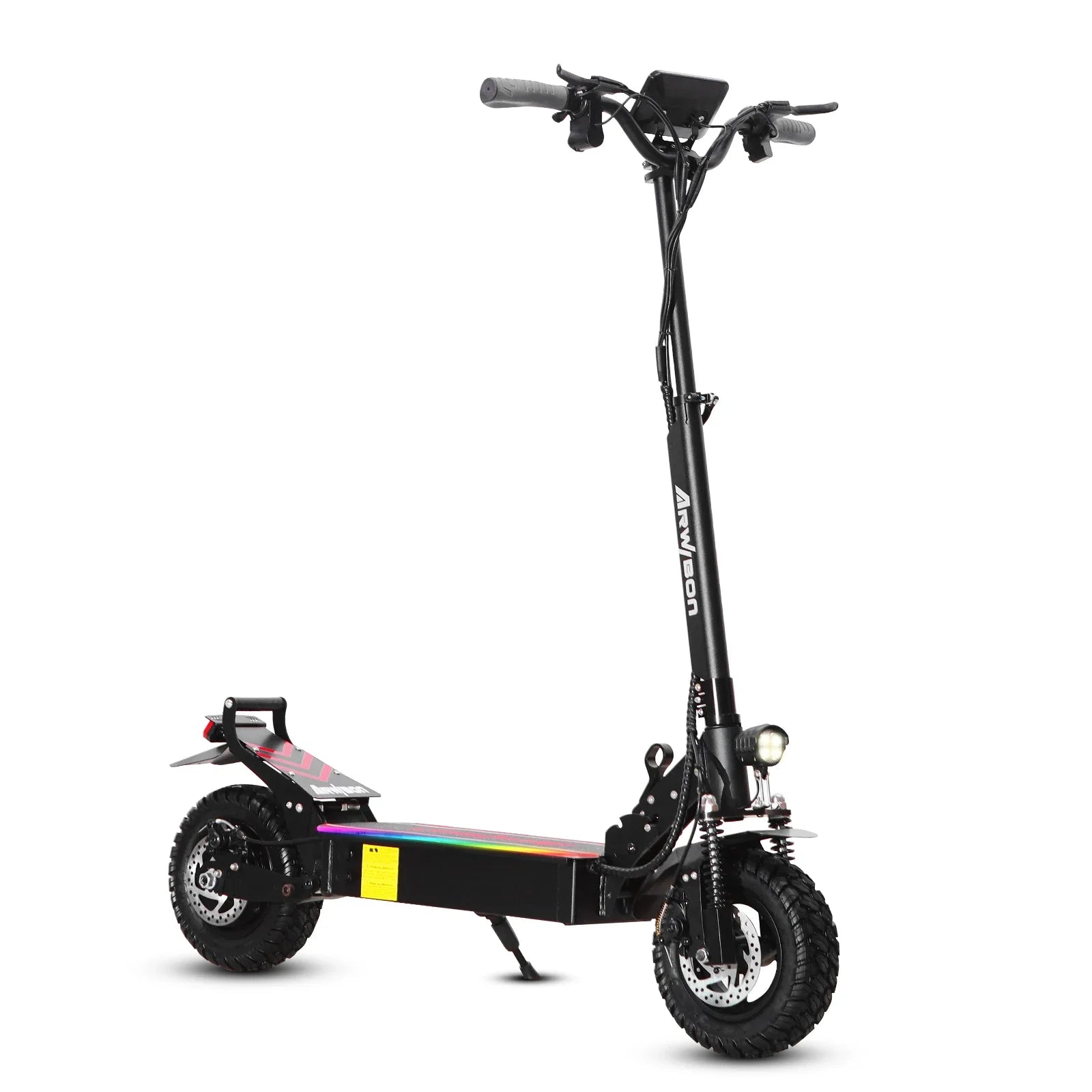 Arwibon Q30 Adult Electric Scooter 2500W Motor Top Speed 30MPH, 48V13/16AH, 11 Inch Off-Road Tires Sport Folding EScooter