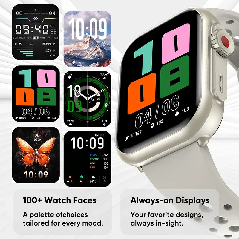 2026 New 1000 mAh Smart Watch Men Women 1.85“HD AMOLED GPS track Full Touch Screen IP68 Waterproof Bluetooth Call SmartWatch Man