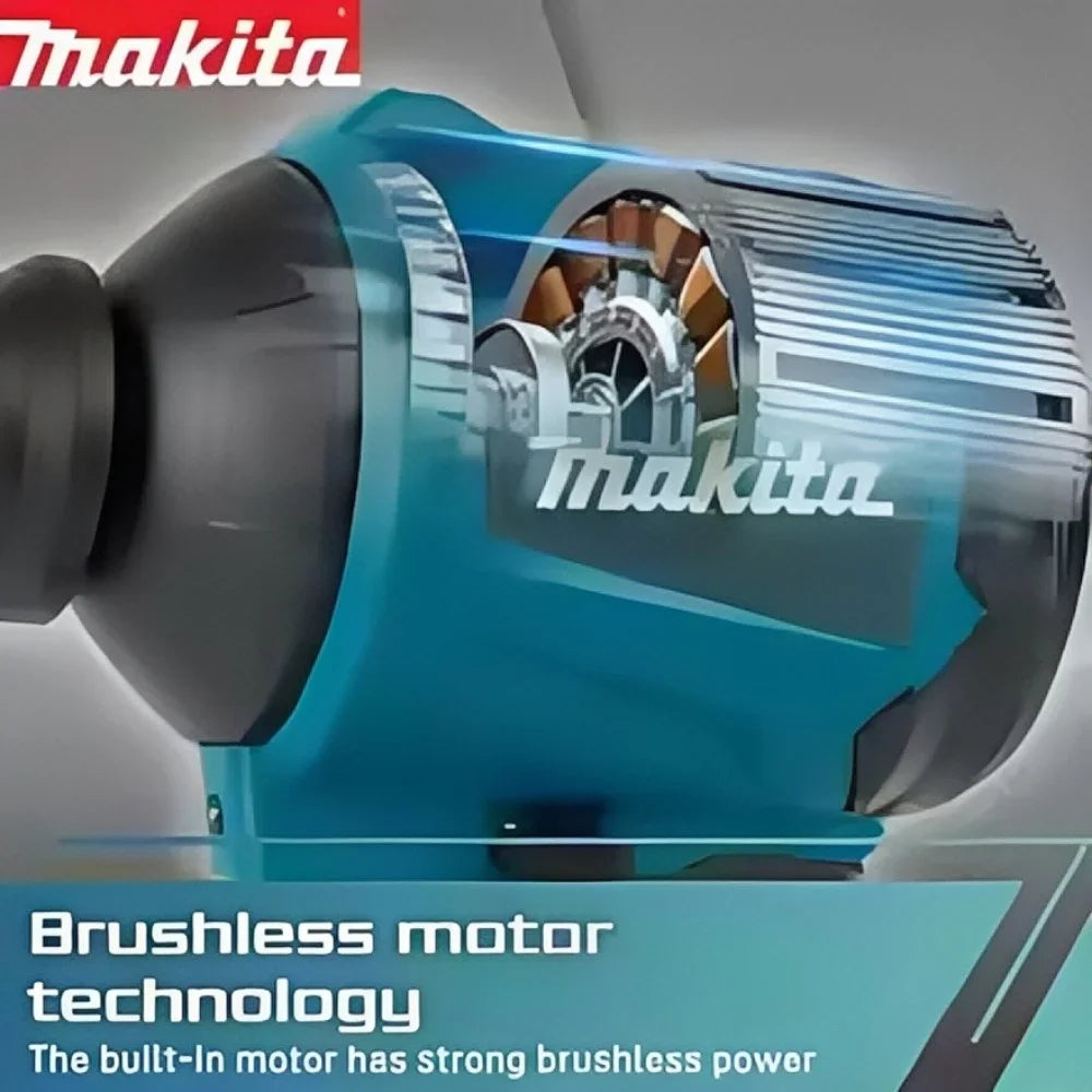 Makita DAS180 Brushless Air Blower Cordless Air Dust Removal Gun with Nozzle 18V Multifunction Dusting Machine Inflator Tool