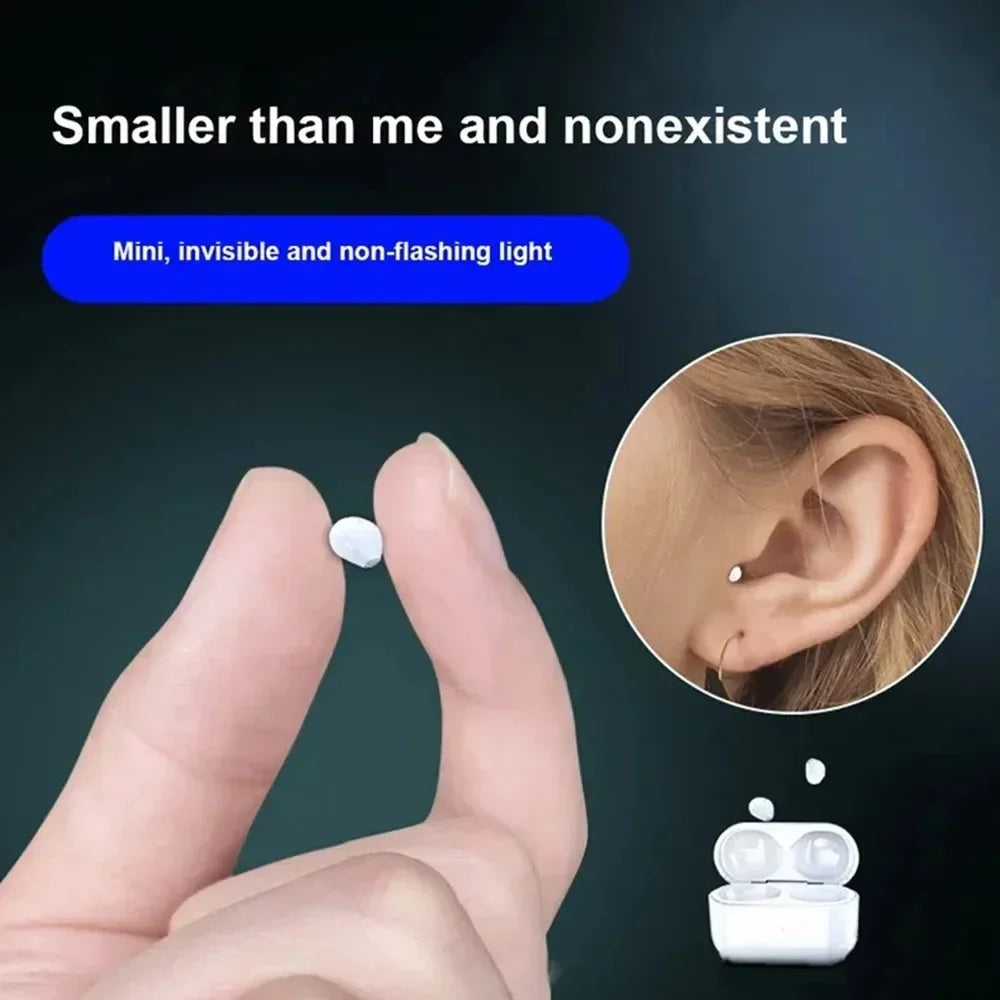 Mini Sleep Wireless Bluetooth Headphones TWS Headsets With Mic Stereo Sport In-ear EarphoneLong Standby HD Call Earbuds Game