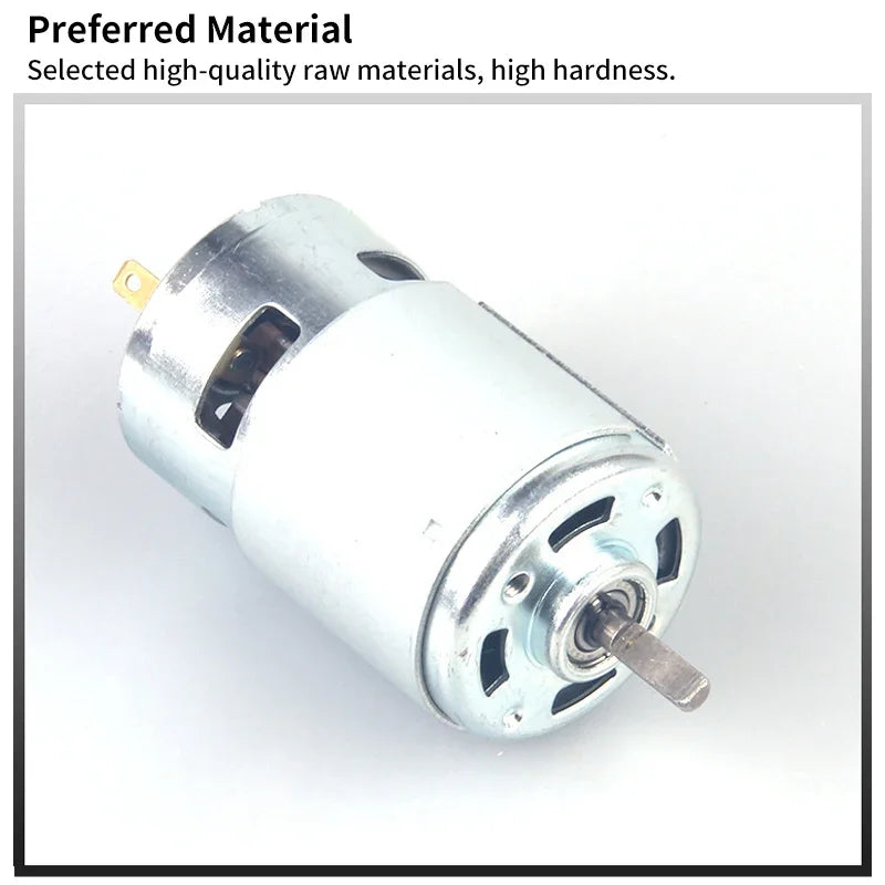 DC Motor Spindle Motor 775 795 895 Large Torque High Power Electronic Component Motor 3000-12000 RPM Motor Ball Bearing