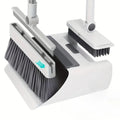 Home & Office Dual-Use 2026 Upgraded 4-in-1 Broom & Dustpan Set with Hidden Squeegee Floor Brush for Glass & Grease Cleaning