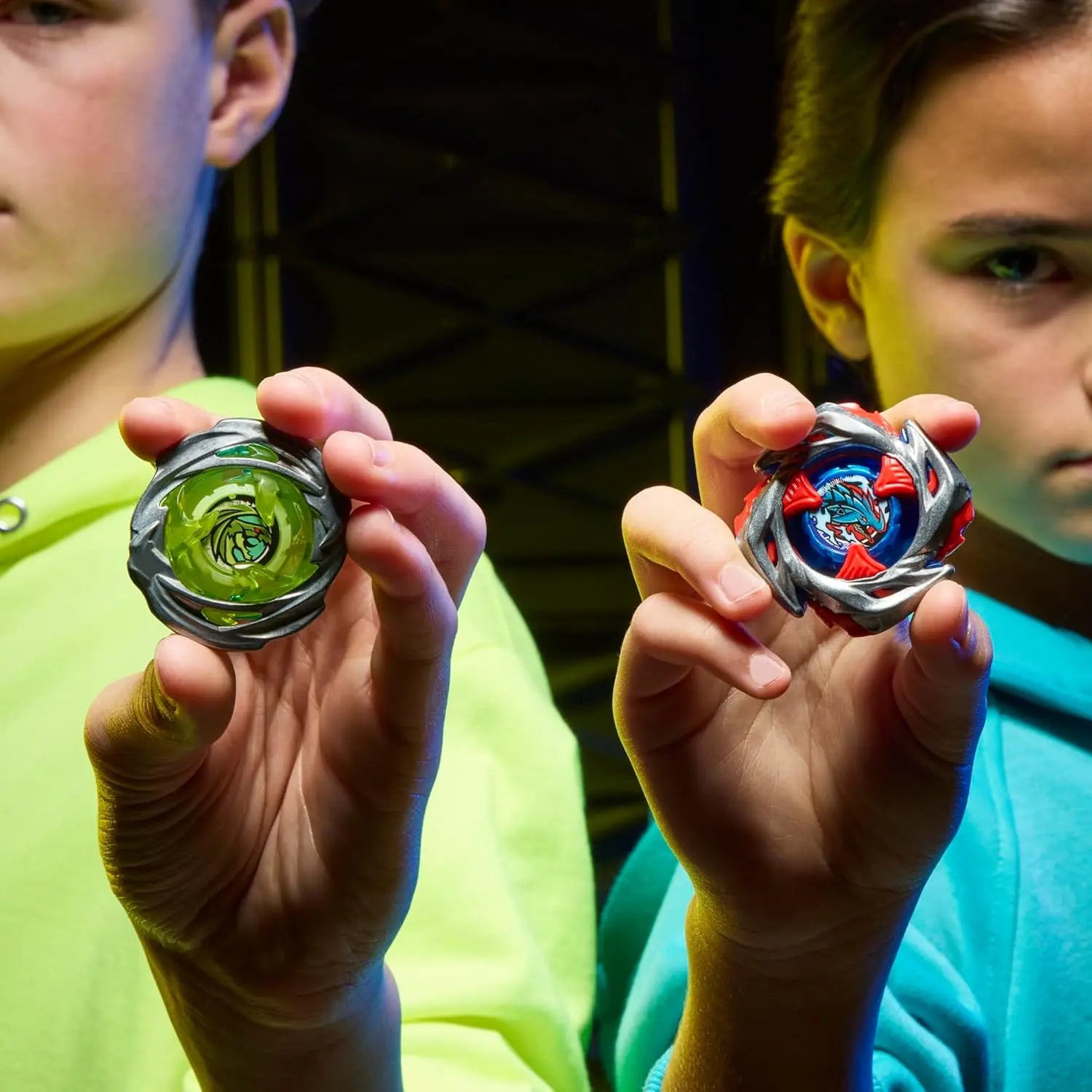 Drop Attack Battle Set with Stadium, 2 Spinning Tops & Launchers, Ages 8+ - Exciting Game Toys