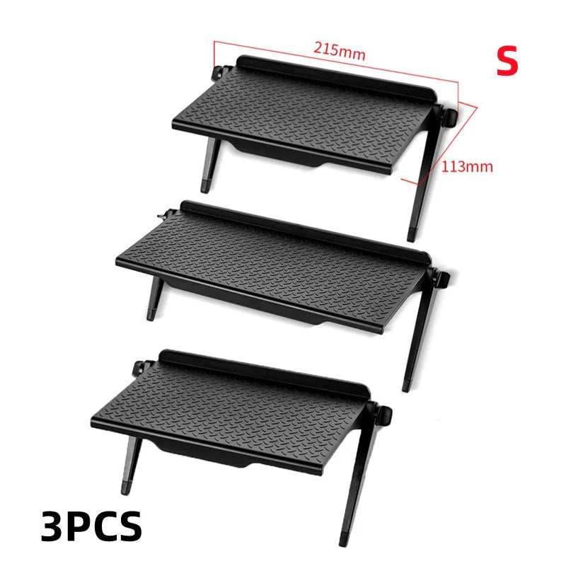 TV Screen Top Storage Shelf Adjustable Monitor Storage Rack Computer Desktop Display Stand TV Router Storage Rack Home Organizer