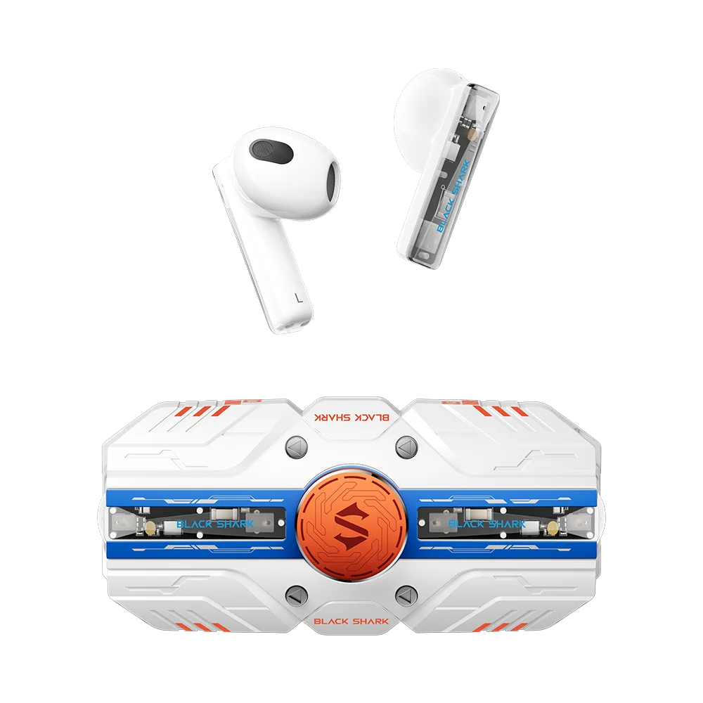 Black Shark Rokas 3 TWS Wireless Earbuds, with HIFI Stereo, Bluetooth 5.4, Fidget Spinner 24H Battery Life RGB Light Low Latency