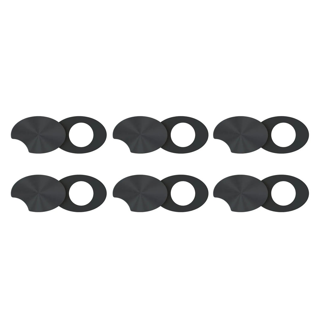 Smart Glasses LED Light Blocking Stickers Fit for Meta Sliding Reusable Adhesive Eyeglass Camera Cover Black