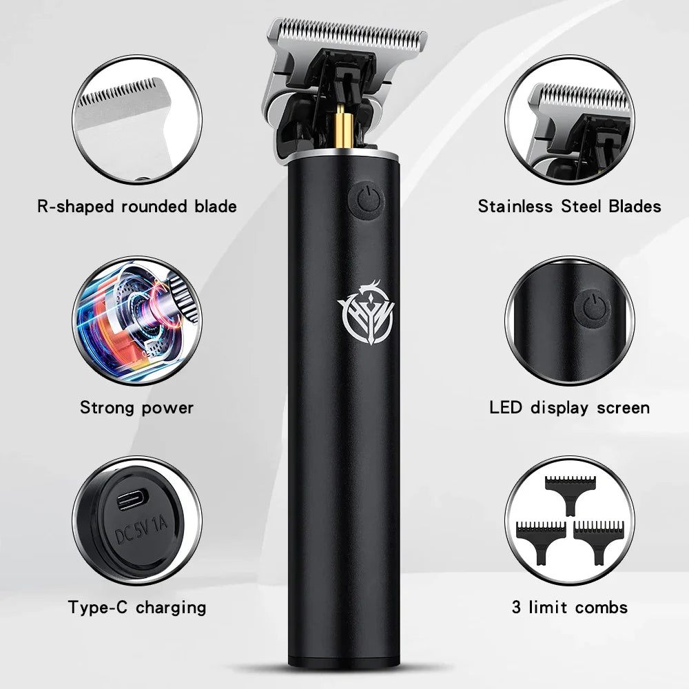hiena Clipper Electric Hair Trimmer for men Electric shaver professional Men's Hair cutting machine Wireless barber trimmer