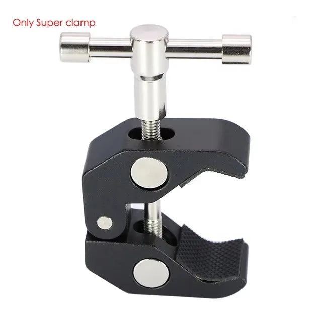 Super Clamp 7/11 inches Adjustable Magic Articulated Arm for Mounting HDMI Monitor LED Light LCD Video Camera Flash Camera DSLR