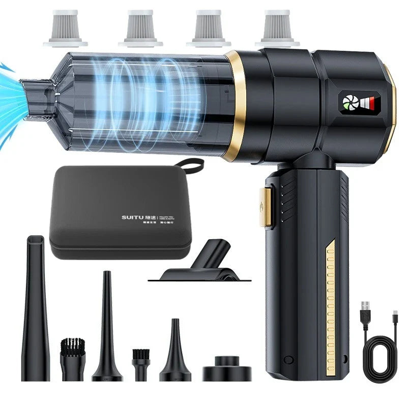 Car Vacuum Cleaner High Power Portable Handheld Wireless Brushless Motor Cleaning Machine Powerful Air Duster for Home Appliance