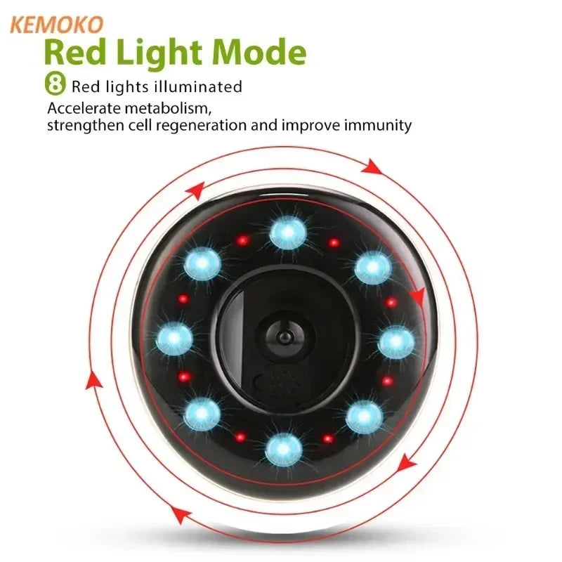 Electric Cupping massage Guasha Scraping EMS Body massager Vacuum Cans Suction Cup IR Heating Fat Burner Slimming Body Massger