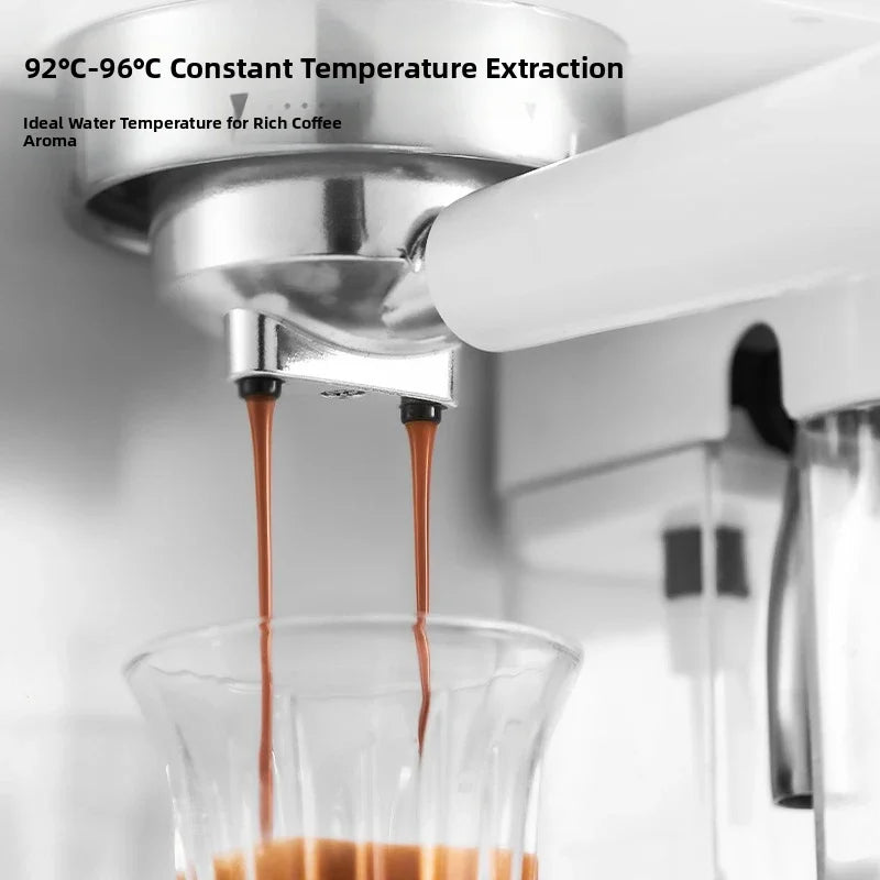 220V Touch Screen Coffee Machine for Home 20Bar Espresso Maker with Milk Frother Automatic Coffee Brewer Energy Saving