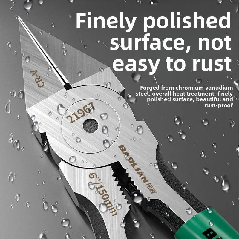 Baolian Industrial Grade Special Sharp Side Mouth Pliers,High Hardness Electrician Small Diagonal Pliers,Electrician Manual Tool