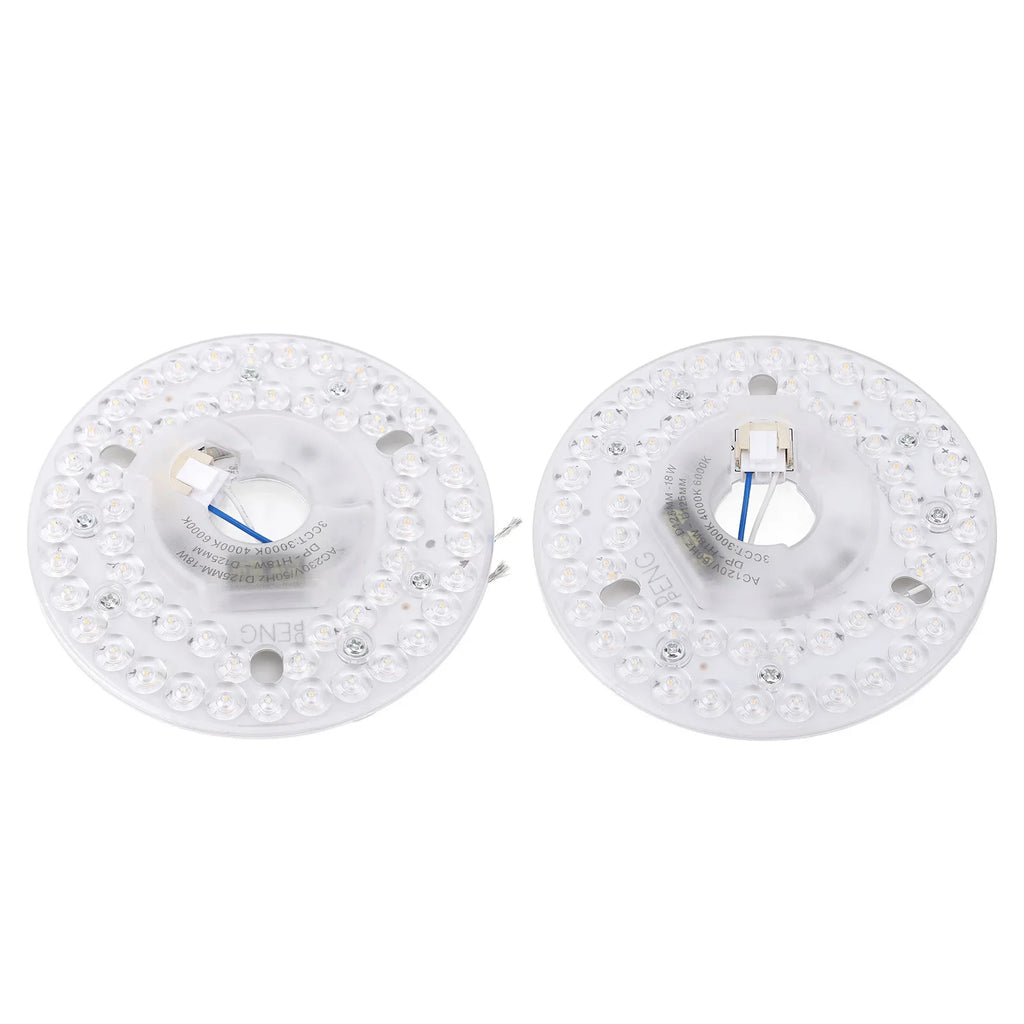 Ceiling Fan Light Replacement Panel Memory Function 3CCT 3000K 4000K 6000K Ceiling Fan LED Light 18W Energy Saving for Home