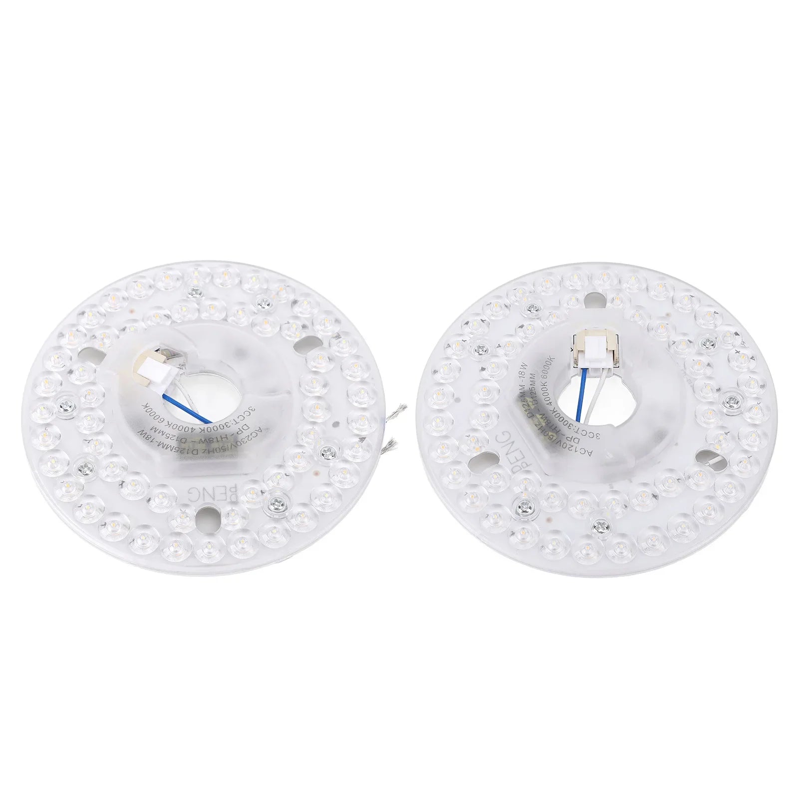 Ceiling Fan Light Replacement Panel Memory Function 3CCT 3000K 4000K 6000K Ceiling Fan LED Light 18W Energy Saving for Home