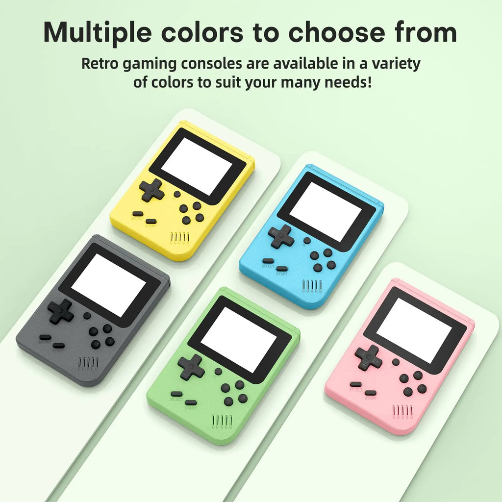 Retro MINI Handheld Game Console 3.0-inch LCD Screen Handheld Game 8 Bit 400 in 1 Retro Classcial Game for Player boy Gift