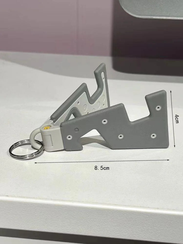 Portable Desk Mobile Phone Holder Creative Keychain Folding Phone Stand Stable Ultra Phone Bracket For Tablet Ipad Cell-Phone