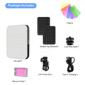 12W Mini Photographic Fill Light With Clip 156pcs High Brightness LED 5000Mah Battery 2500K-9000K Color Temperature