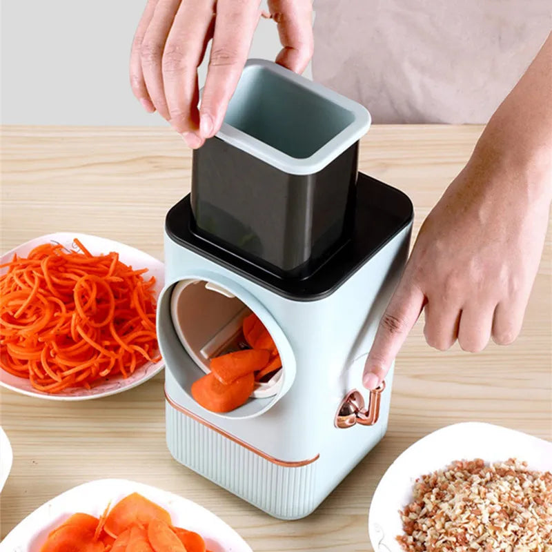 Electric Slicer Household Multifunctional Potato Chips Garlic Lotus Root Slices Cucumber Radish Shredding Vegetable Cutter