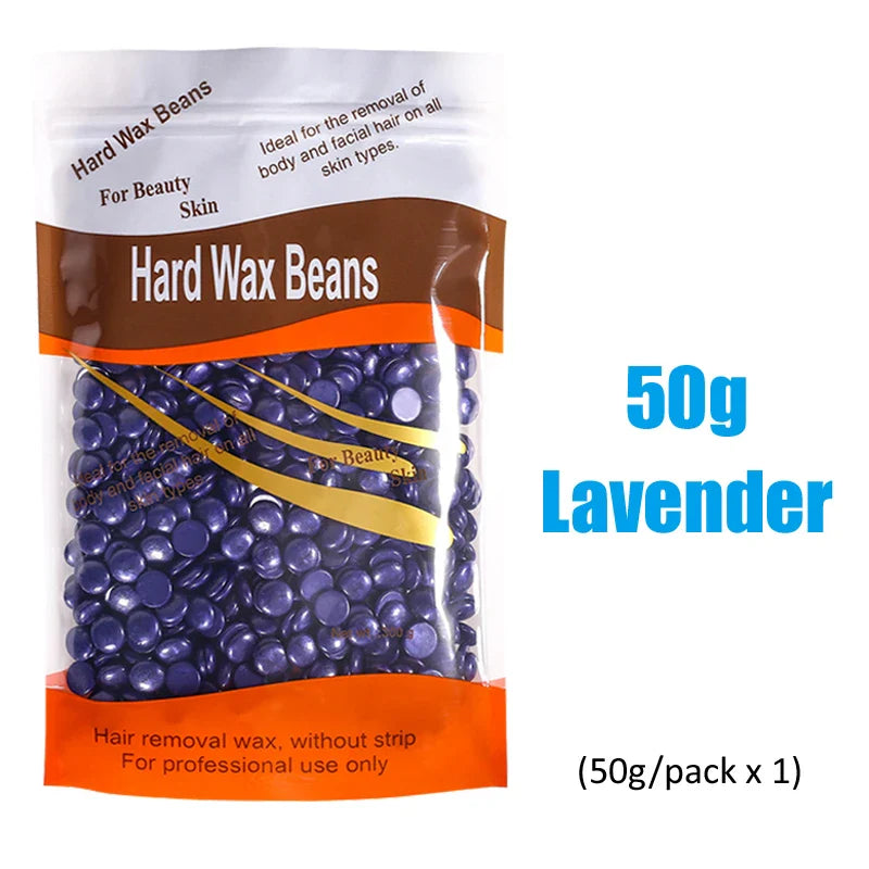 500g Wax Beans For Wax Heater Whole Body Hot Film Depilatory Wax For Wax Heater Kit Waxing Wax Beans For Hair Removal Wax Pot