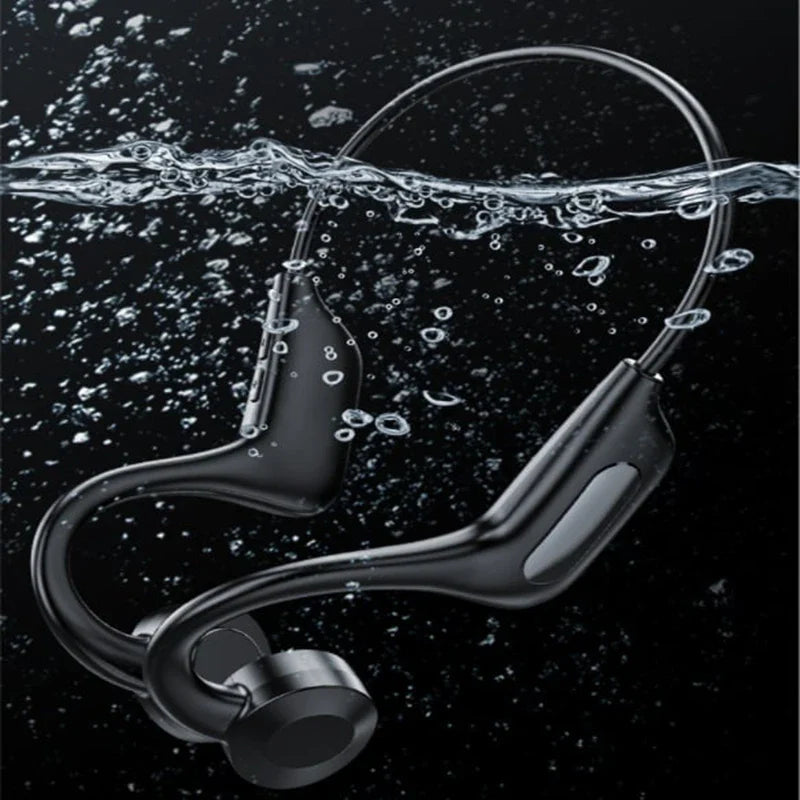 NEW Bone Conduction Headphones Wireless Bluetooth Earphone Sports Headset Hands-free With Mic For Running