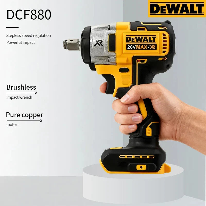 Dewalt DCF880 Cordless Impact Wrench 20V 2300RPM Rechargeable  Electric Lithium Battery Wrench  Power Tools(no battery)