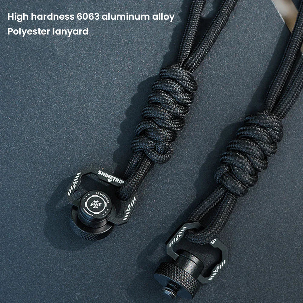 Light Stand 1/4 Thread Camping Light Holder with Lanyard Portable Light Hanger Multifunctional for Light Camera Speaker