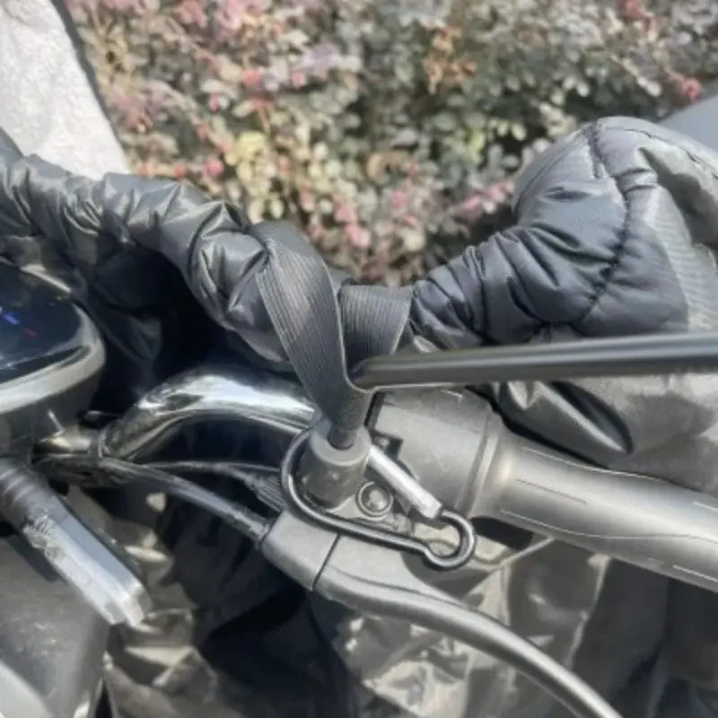 Winter Motorcycle Apron Waterproof Knee Pad Warm Blanket Windproof Quilt Plus Velvet Thickened Windproof Skirt Warm Knee Cover