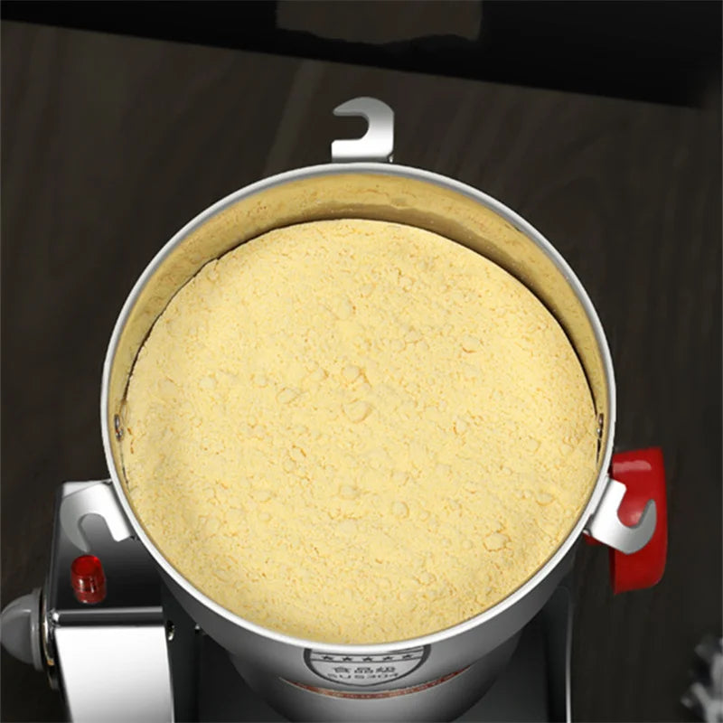 110V/220V 2500g Powder Machine Grinder Home Commercial Medicinal Herbs Cereals Spices Miscellaneous Grains Flour Grinder 4500W