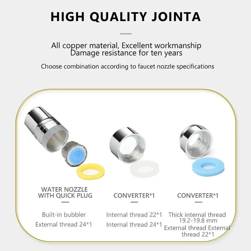 New Faucet Oral Irrigator Portable Teeth Cleaner Dental Water Flosser Pressure Adjustable Water Pick Jet Flossing No Need Charge