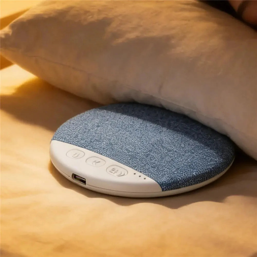 Mini Wireless Bluetooth Speaker Under Pillow Sleep Sound Machine White Noise Dynamic Audio Rechargeable Portable for Travel