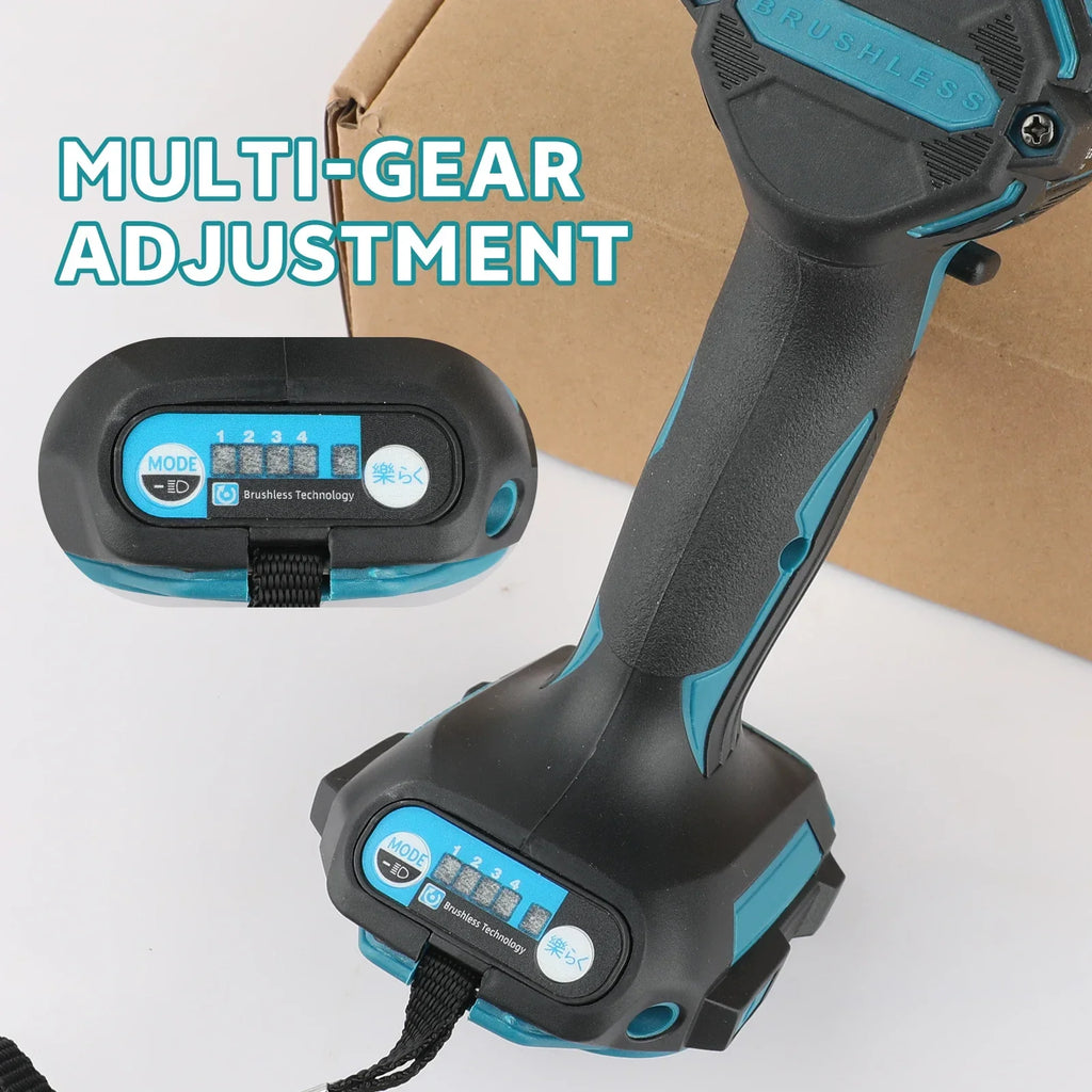 Makita DTD173 18V Cordless Impact Driver LXT BL Brushless Motor Electric Drill Wood/Bolt/T-Mode 180 N·M Rechargeable Power Tools