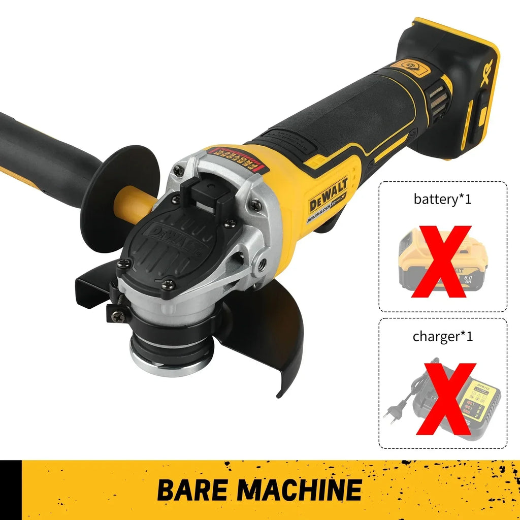 DEWALT DCG406 Kit 125MM 20V Angle Grinder Brushless Maglev Metal Cutting Charging Angle Grinder No Battery rotary tool