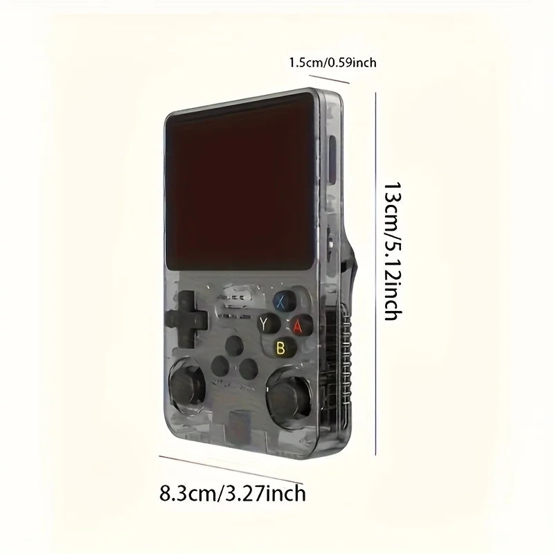 R36S Handheld Game Console Linux System 3.5-inch IPS Screen 64G 20000+ Games  Portable Pocket Game Console