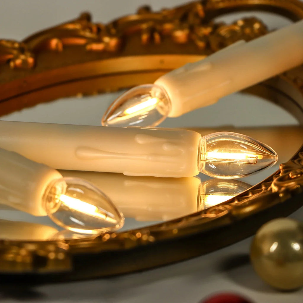 LED Flameless Taper Candles Flickering with Remote Battery Operated With Candlesticks Christmas Home Wedding Room Holiday Decor