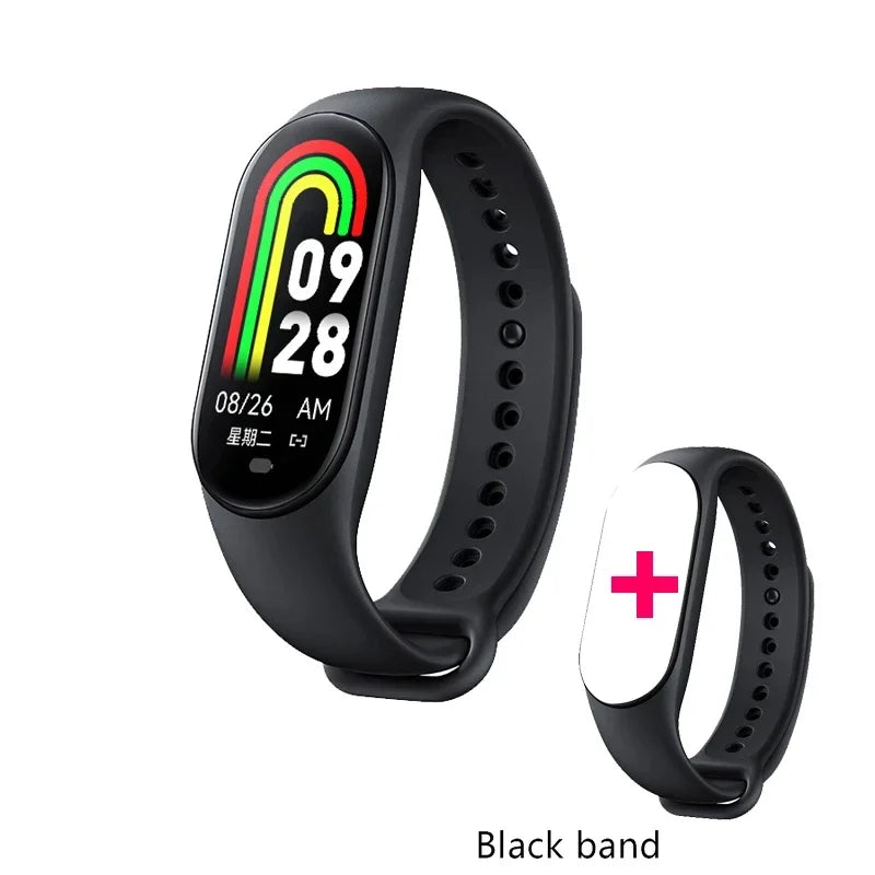 2025 New M8 Band Smart Watch Men Women Smartwatch Heart Rate Sports Fitness Tracking Bracelet Smartband Watche For Android Apple