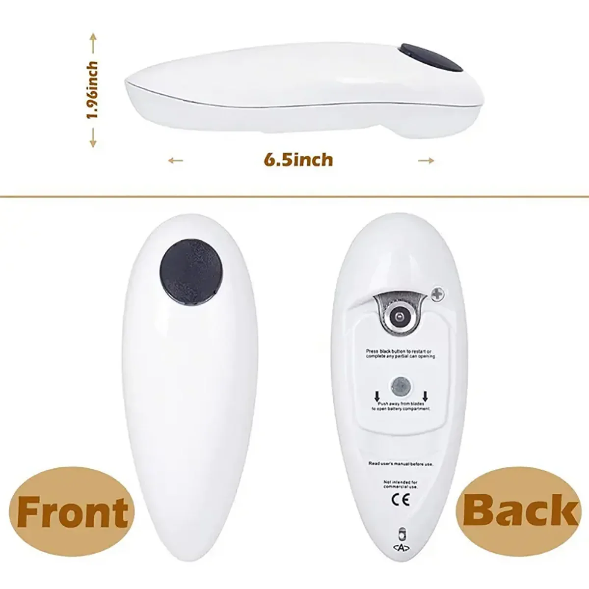 New electric can opener 8-shaped can opener automatic bottle opener set