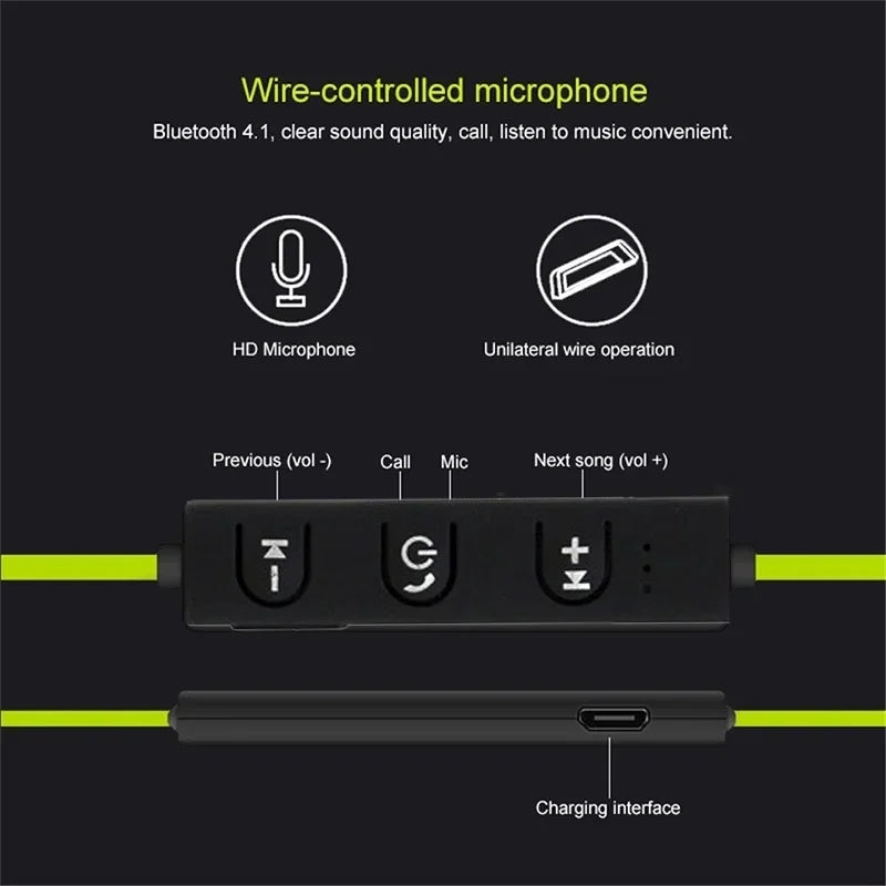 Wireless Bluetooth Headphones Stereo Hook Headset Music Sport Earphone Gaming Handsfree Earphone for All Smart Phones Audifonos