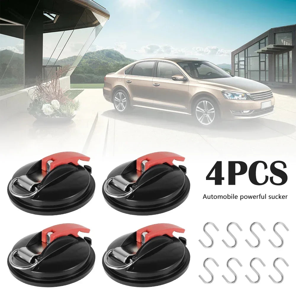 Suction Cup Anchor with Securing S Hook Awning Tents Car Tensioner Amagi