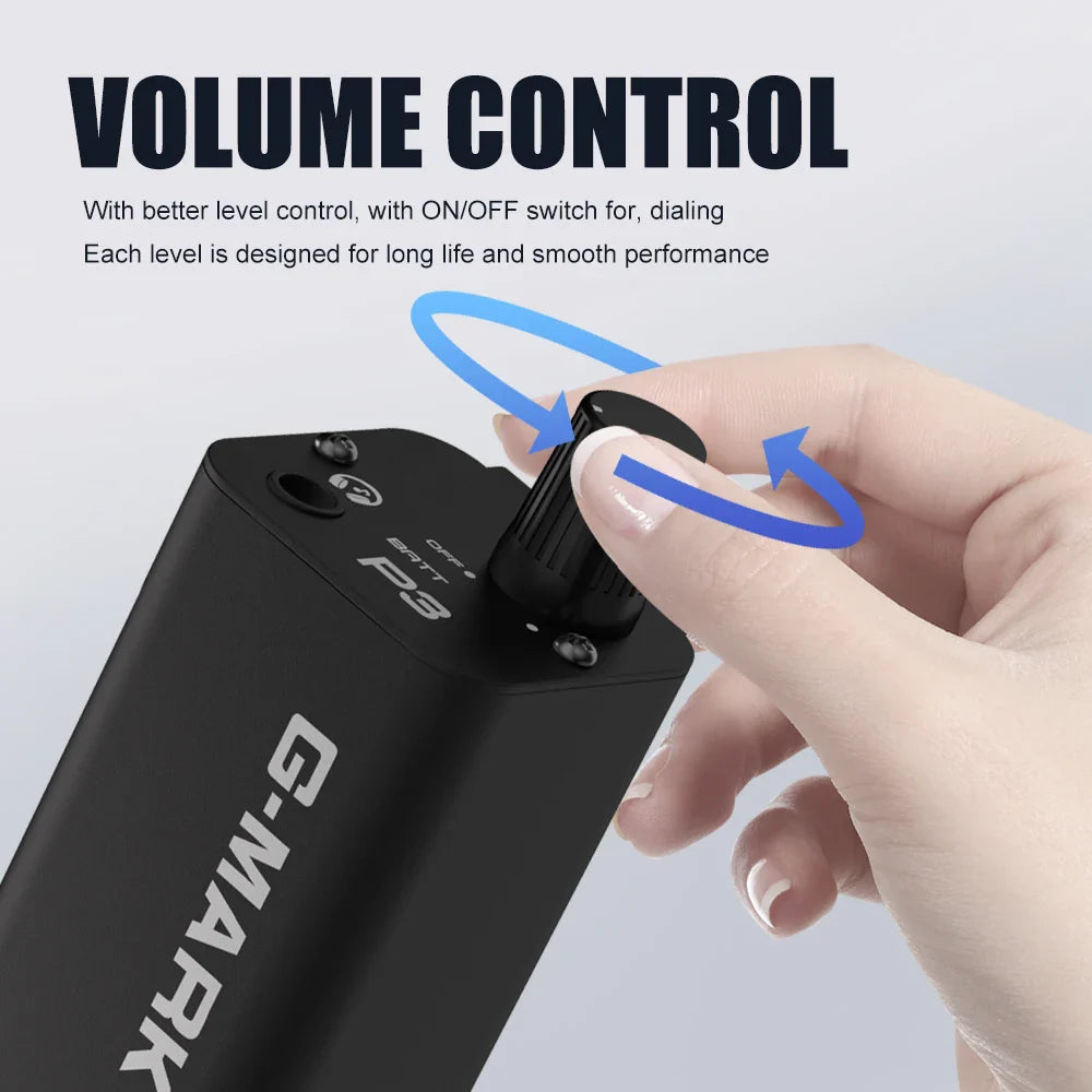Headphone Amplifier G-MARK P3 Personal In-Ear Monitor Amplifier Stereo/Mono For Musicians DJ Stage Built-in Lithium Battery