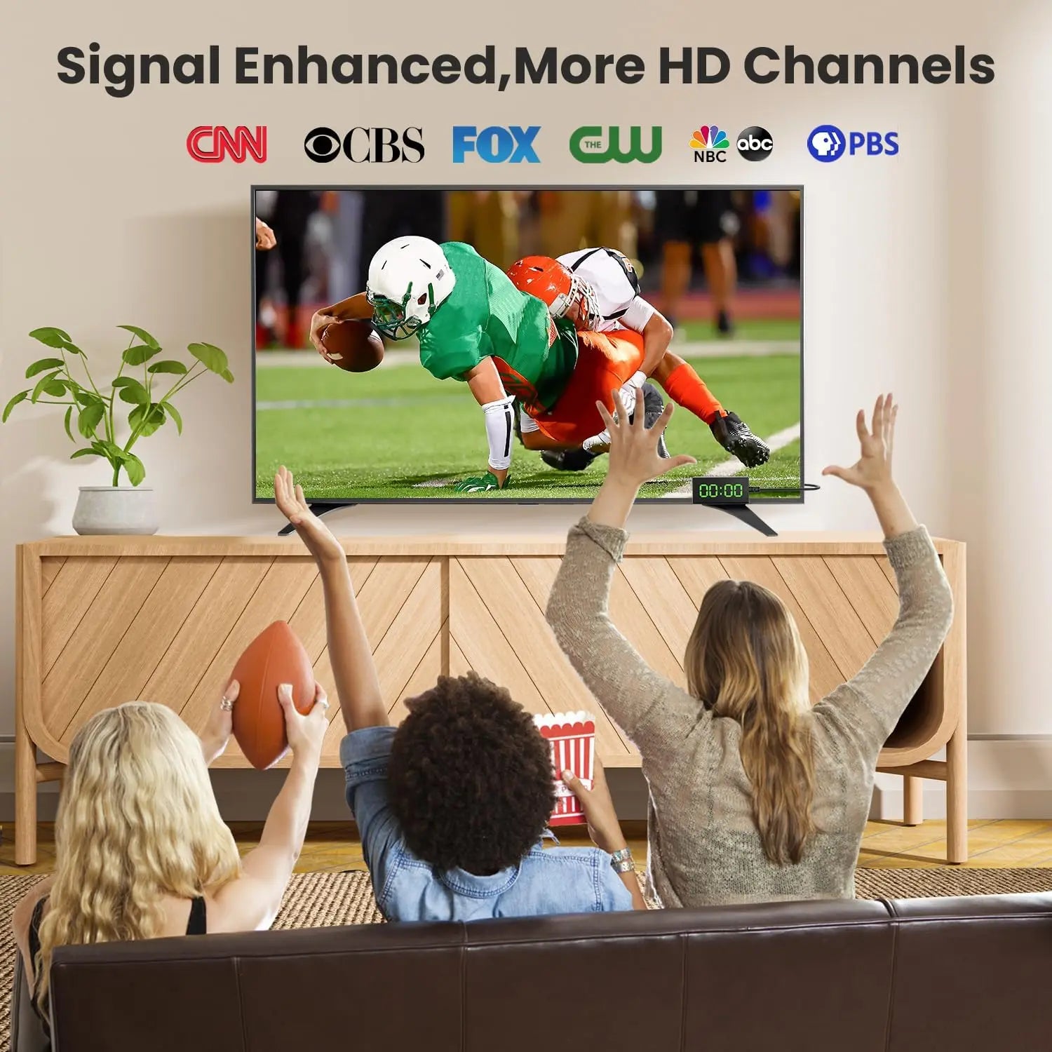 DLUXURY ATSC Mini Digital TV Converter Box HD FTA ATSC Tuner USB Multimedia PVR Recording EPG TV Receiver